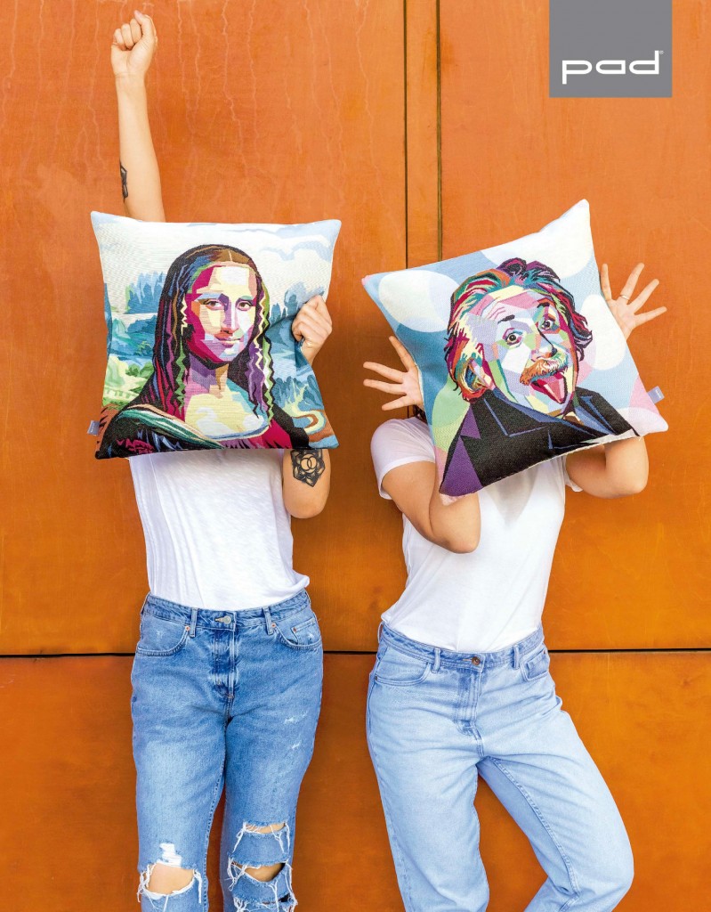 Kissen Mona Lisa von PAD